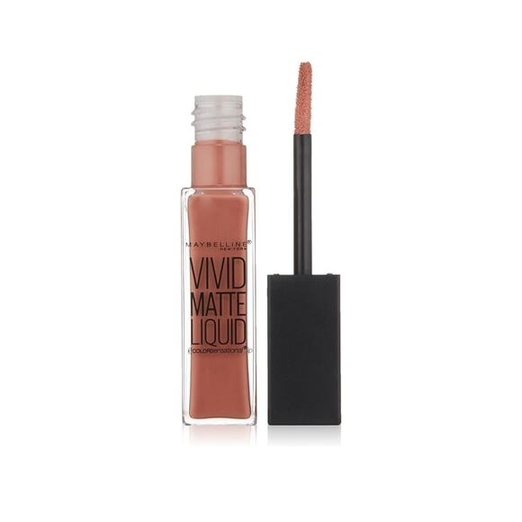Maybelline New York Color Sensational Vivid Matte Liquid Lipstick, Nude Thrill - Picture 1 of 2